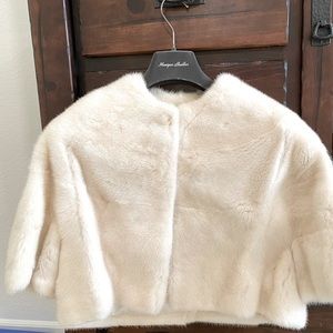 Gorgeous Monique Lhuillier Mink Fur Bolero.